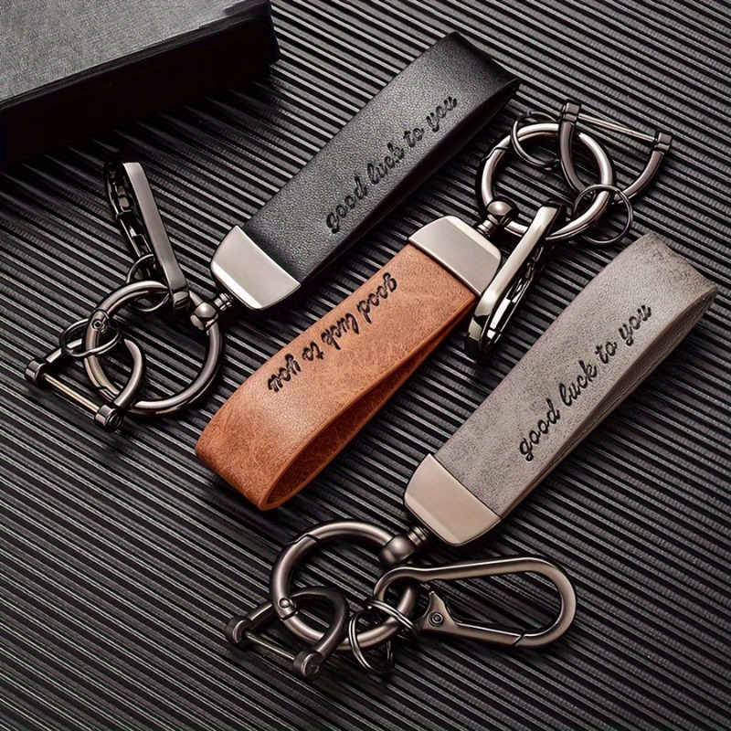 

1pc, Retro Elegant Versatile Pu Leather Pendant Keychain, For Men Women, Bag Car Key Decors