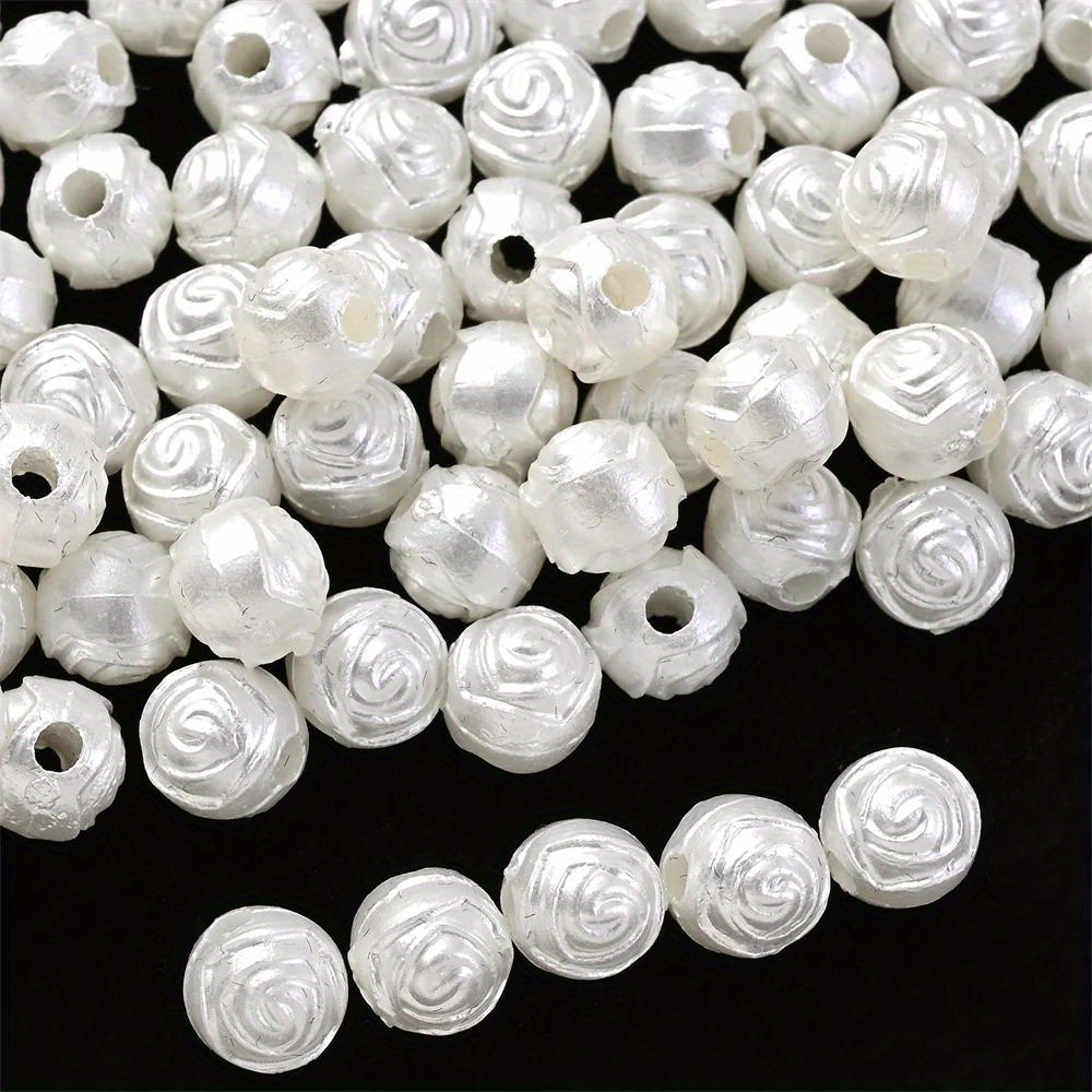 

200pcs 6mm Acrylic Beads, Spacer Beads For Jewelry Making, Diy Bracelet Earrings Handmade Accessories, Neovivi Brand