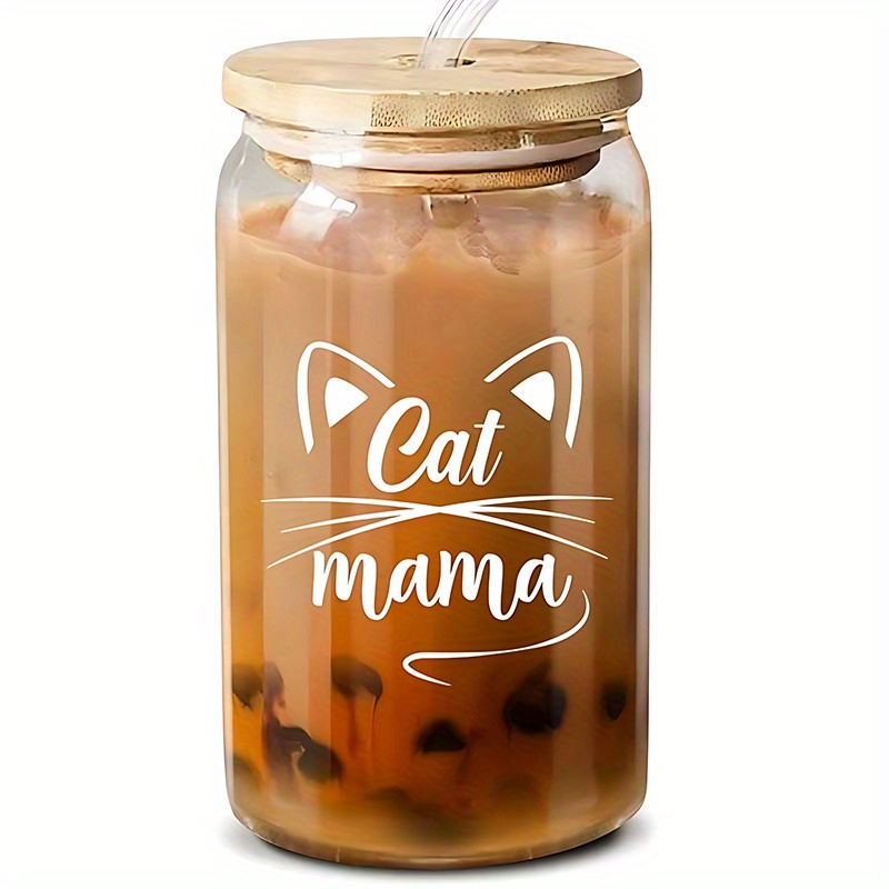 

1pc, Mother's Day Gifts For Cat Moms, Cat Lovers, Cat Women - Ladies Cat Gifts - Cute Cat Supplies, Cat Themed Gifts - Cute Funny Gifts For Her, Ladies, Good Friends - 16 Oz Coffee Cups