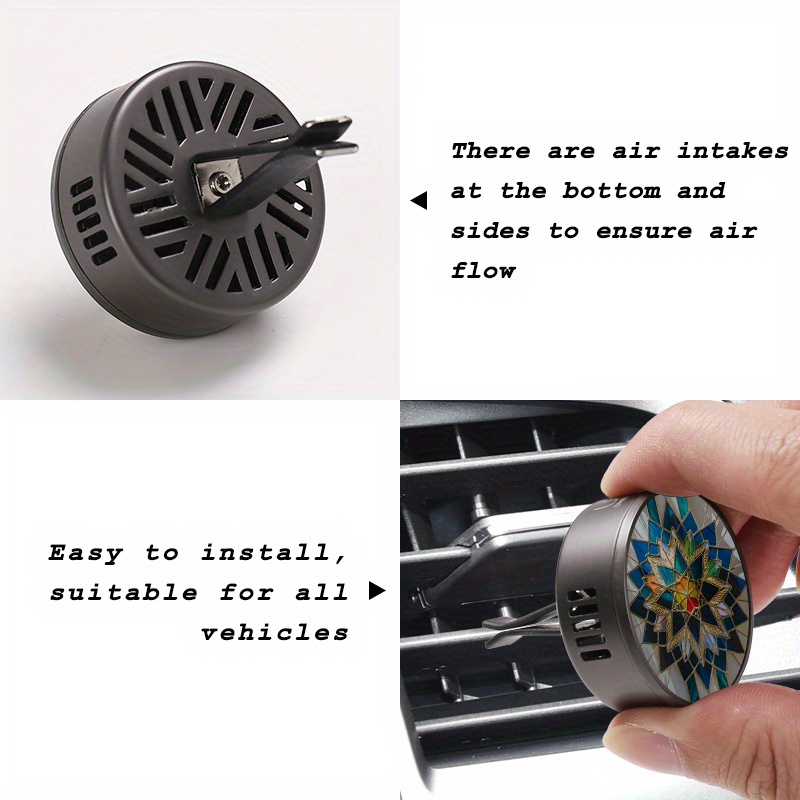 Один Стильный Автомобильный Диффузор С Узором Из Стекла, Магнитным ...