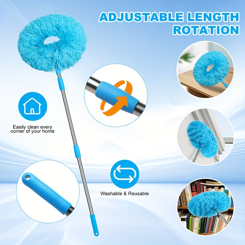 Brosse WC Double Face Silicone STARWAX - Nettoyage Recoins + Séchage Rapide - Blanche