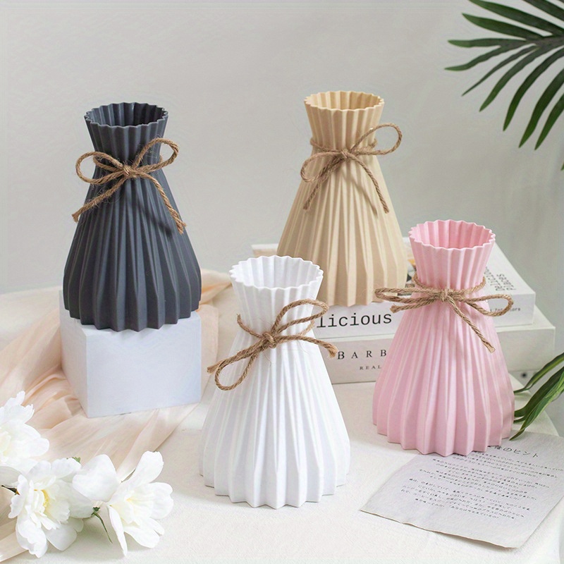 

1pc, Vases, Unbreakable Water Design, Modern Decorative Flower Vases For Home Decor, Living Room, Arrangements, Elegant