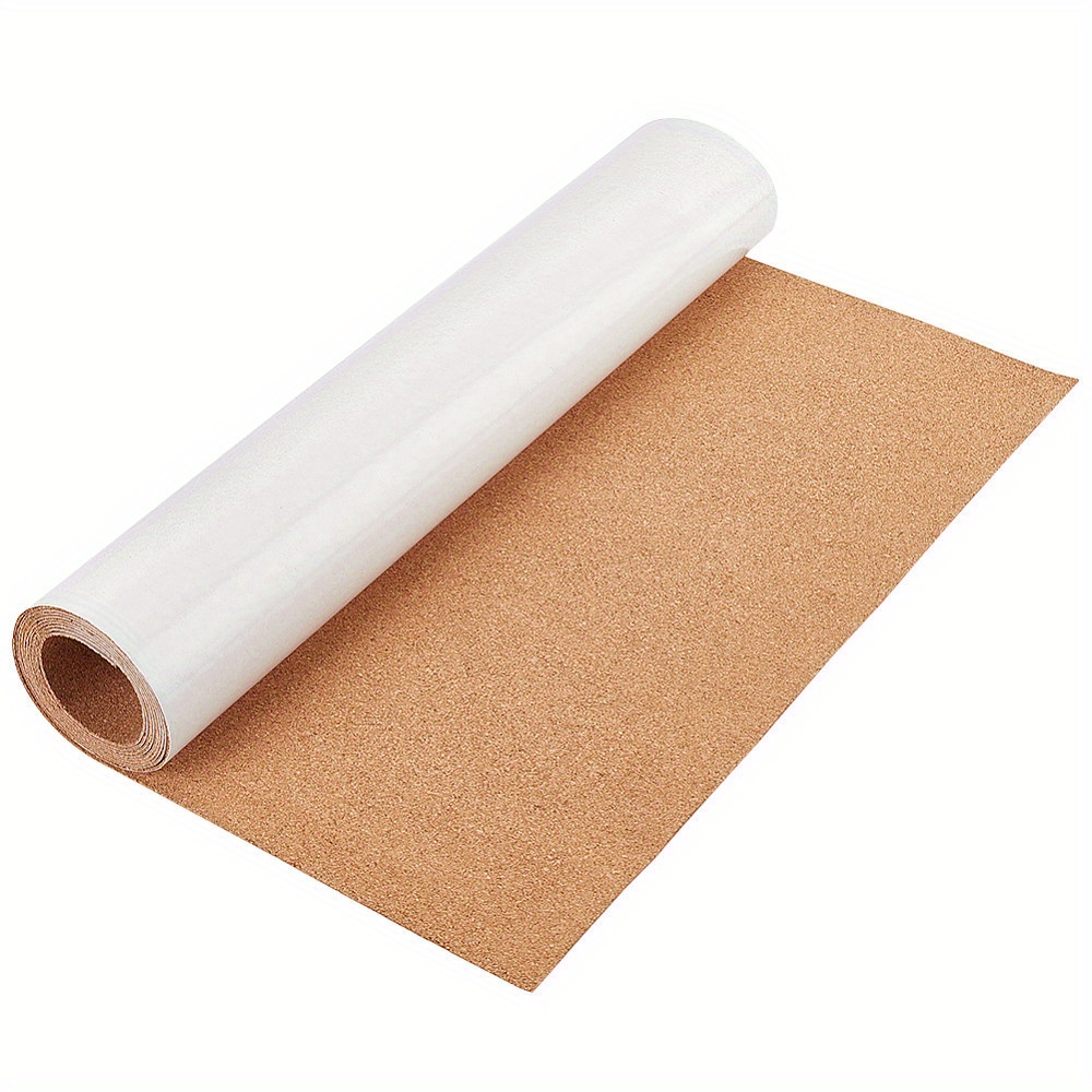 

1roll Cork Insulation Sheet Self-adhesive For Coaster Wall Decoration Party And Diy Crafts Supplies Goldenrod 400x1mm