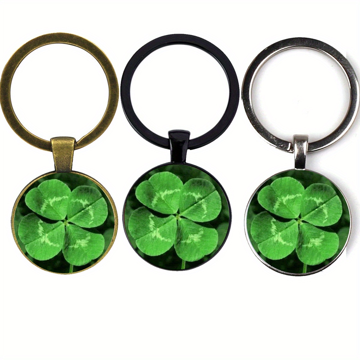 1set/3pcs Black/vintage Bronze/silvery Creative Keychain, Teacher's Day/valentine's Day/family/friend Gift