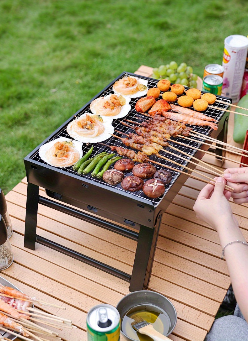 Portable folding bbq grill best sale