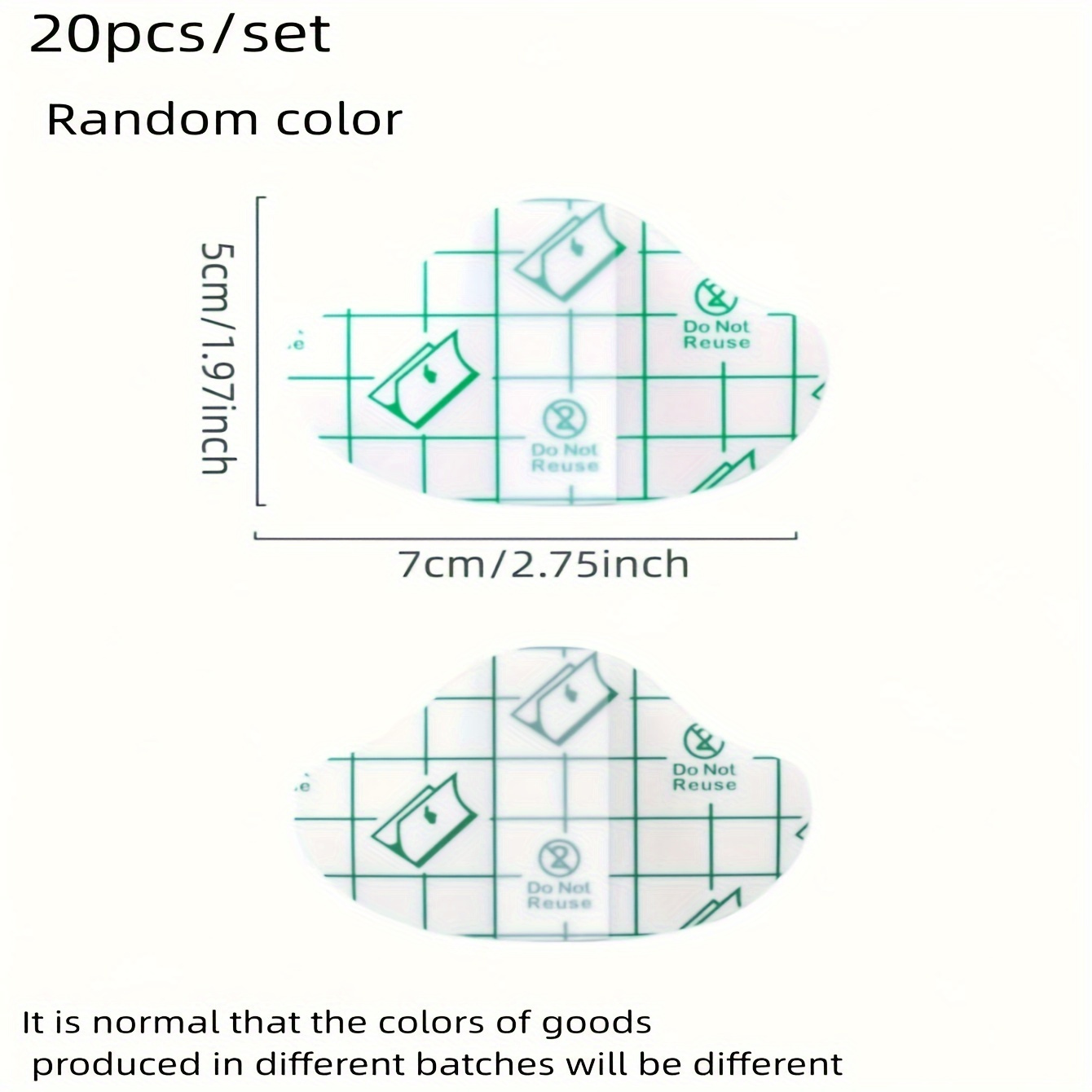 20pcs Gel Heel Protectors, Adhesive Pads for Heel Liners, Shoes Stickers, Foot Care Cushion
