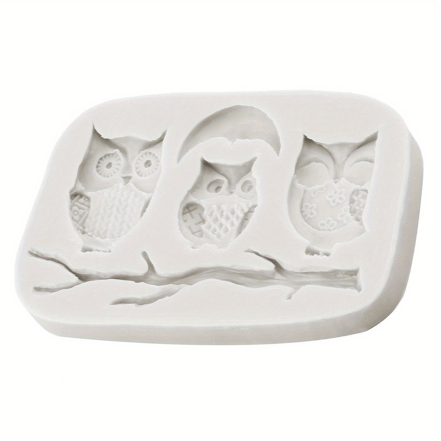 

1pc Cartoon Owl Silicone Mold Diy Fondant Cake Decorating Tools Cupcake Topper Chocolate Gumpaste Baking Mold Plaster Ornament