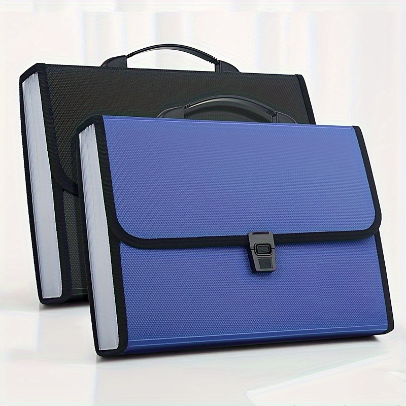 

1pc Portable A4 File Organizer, Large Capacity Multi-layer Test Paper Storage Bag, Perfect For Office
