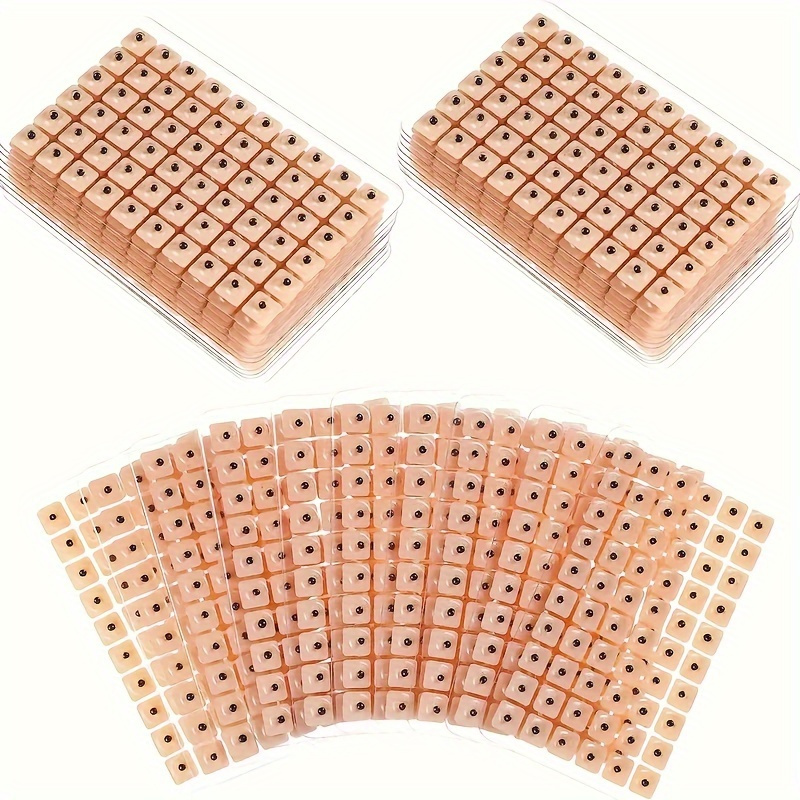 TEMU 600pcs Auriculotherapy Kit - Natural Acupuncture Points For Relax & Pain Management, Perfect For Relaxation And Massage Relax