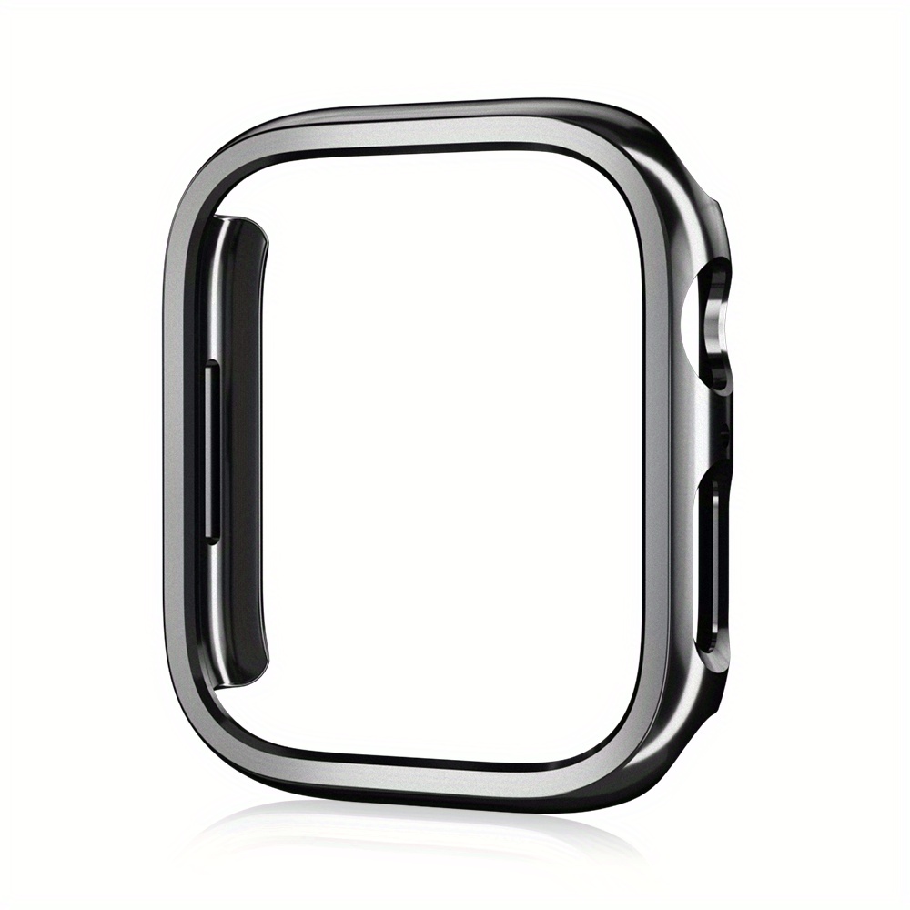 

Protective Cover For Iwatch 45mm 41mm 38mm 42mm 40mm 44mm Plated Cover Hard Bumper Case Frame [no Screen Protector] For 9 8 7 6 5 4 3 Case