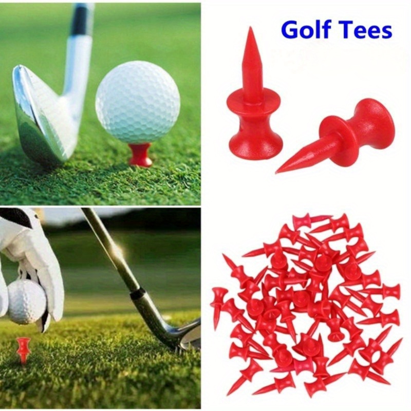 

50pcs Wheel Shaped Golf Tees, Golf Limit Tees