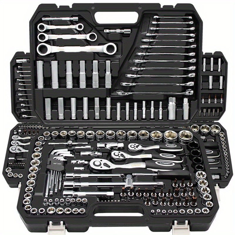 

Car Repair Toolbox Kit, Full Set Of Sockets For Automotive Repair, Car Repair Wrench For Motorcycles, Cars