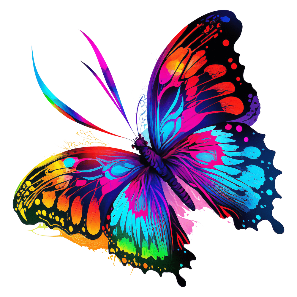 Colorful And Automotive Sticker Featuring A Neon Design For Your Vehicle