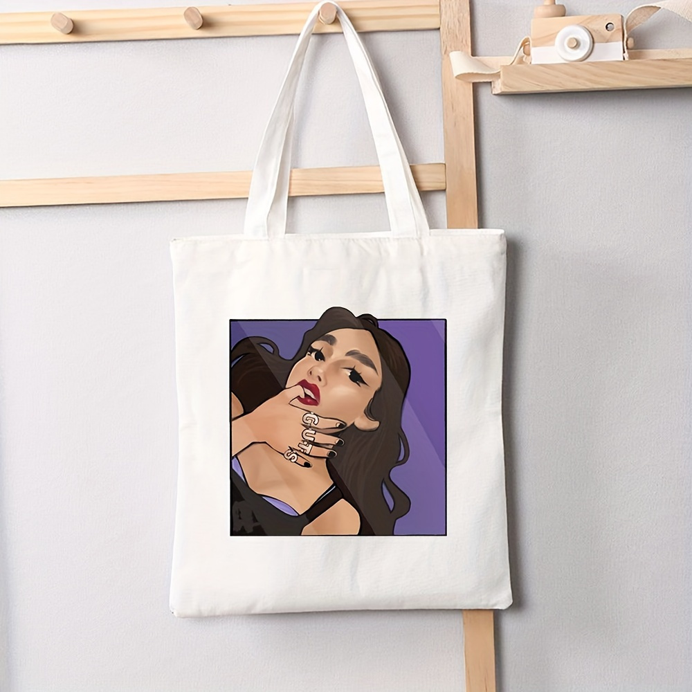 

Cartoon Singer Pattern Shoulder Bag, All-match Versatile Lightweight Shopping Commuting Handbag For Women's Daily Use