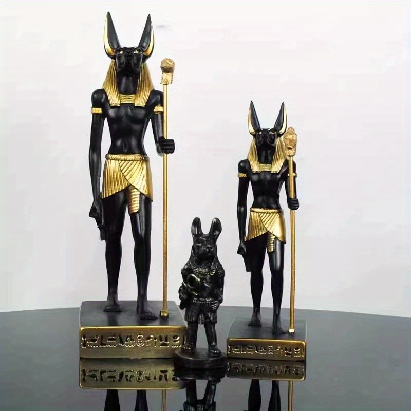 

1pc, Egyptian Anubis Statue, Resin Craft, Vintage Home & Garden Decor, Anime-inspired Figurine, Room Accent, Unusual Gift, Travel Souvenir, Luxurious Light Decor, Ideal Holiday Present