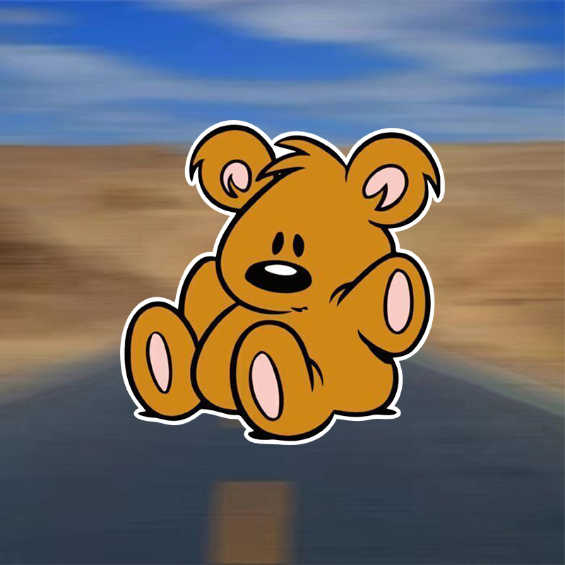 

Teddy Bear Cartoon Decal - Laptops, | -on, Single-use