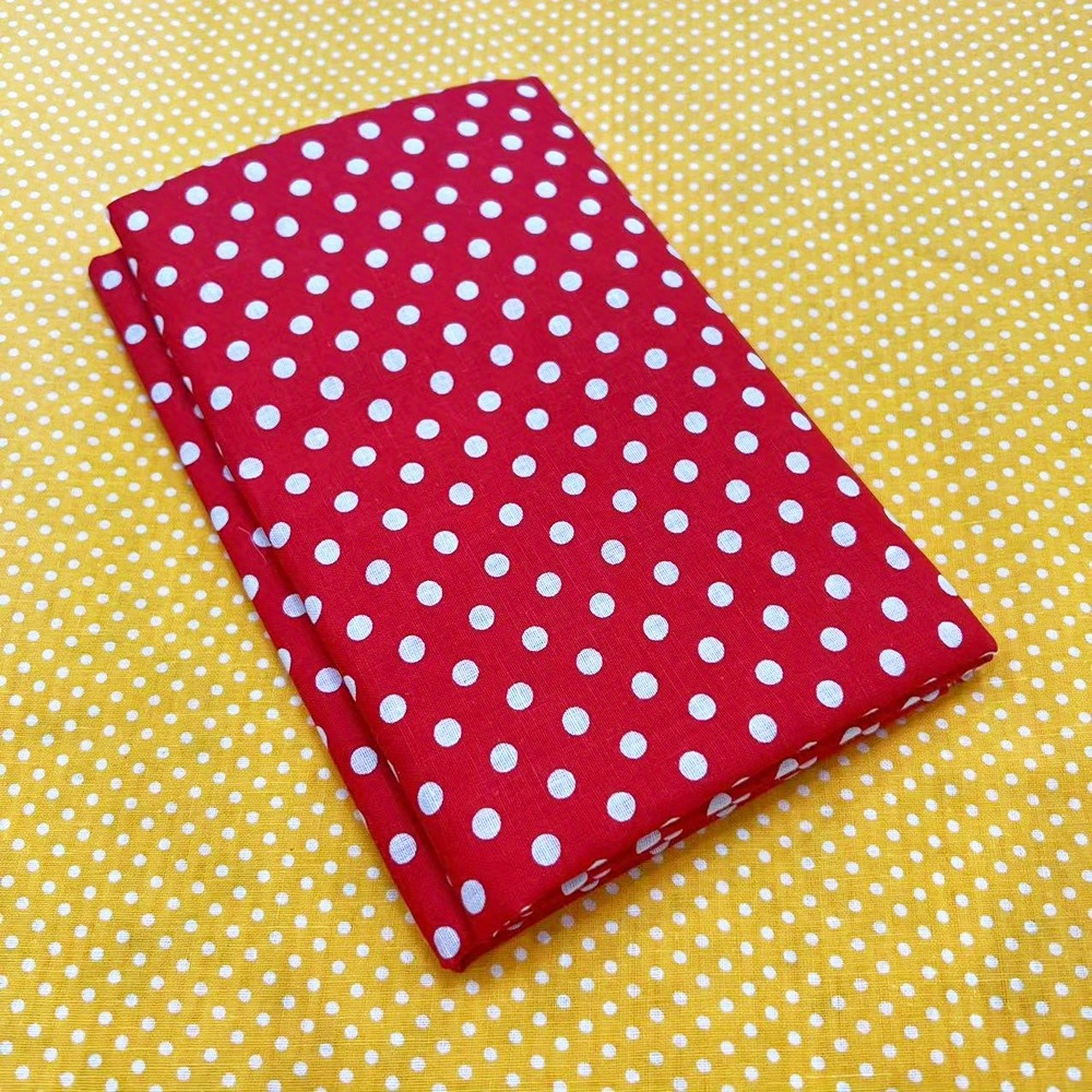 1pc 1.67yard Width Thin Pure Cotton Fabric Additions Dots Printed Cotton Cloth Sewing Fabric For Quilting Quilting