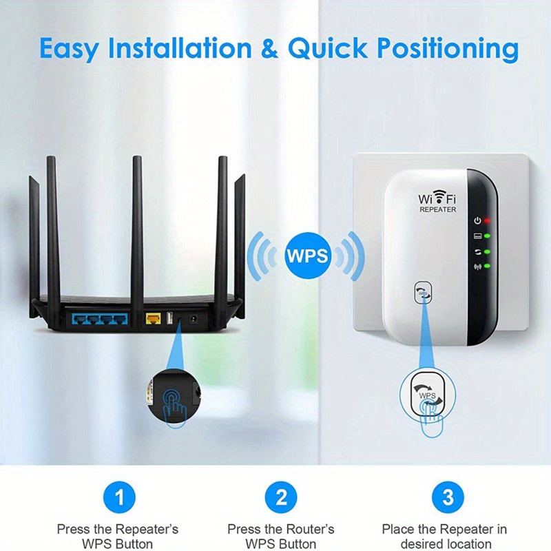 1 个 wifi 扩展器信号增强器，最高 2640 平方英尺 最新一代无线互联网中继器，带以太网端口的远程放大器，接入点，一键设置， 兼容 100g 287125988 详情 7