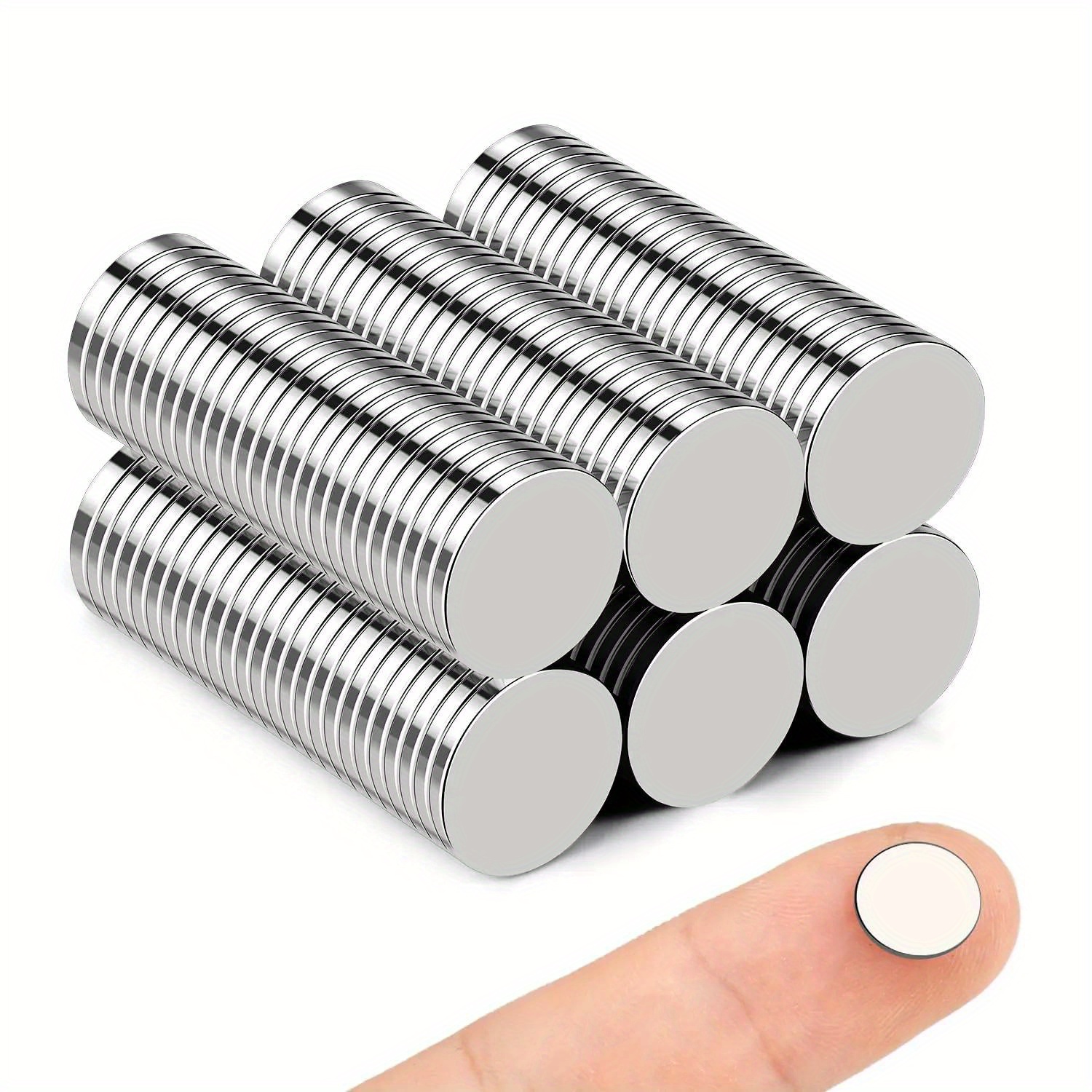 

10x1mm Disc Magnets, Rare Craftsmagnets Sheet Perfect For Tool & Workplace Organization!