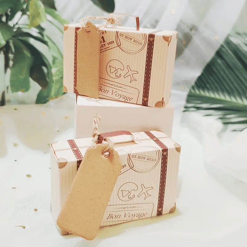 50pcs mini suitcase gift box   and wedding gift details 0