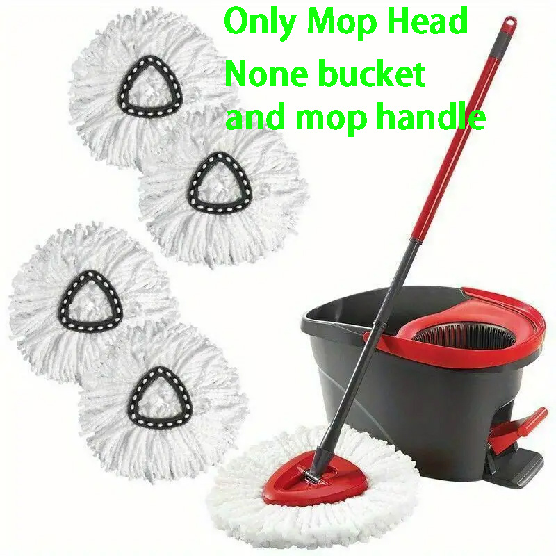 

4- Mop Replacement - Mop Refills For Wet And Dry Cleaning - Mop Replacements For & Use Cleaning