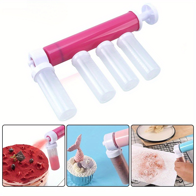 

New Manual Cake Spray Tool, Mousse Cake Coloring Powder Sprayer, Kitchen Tool, Cake Spray Tool, Baking Tool For Bakery Eid Al-adha Mubarak