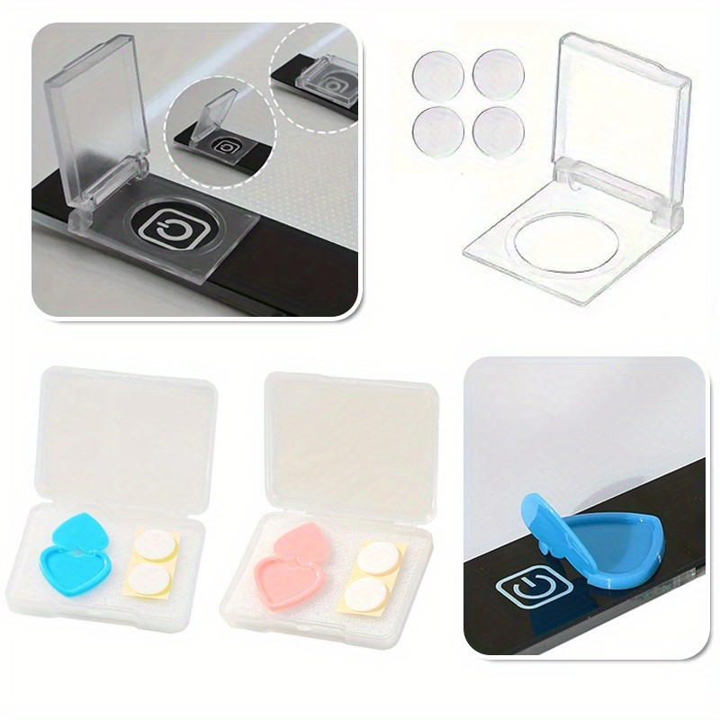 

1pc Plastic Diamond Painting Light Pad Switch Cover, Anti Accidental Touch, Dustproof Protective Button Protector, Compatible With Light Pad Controls