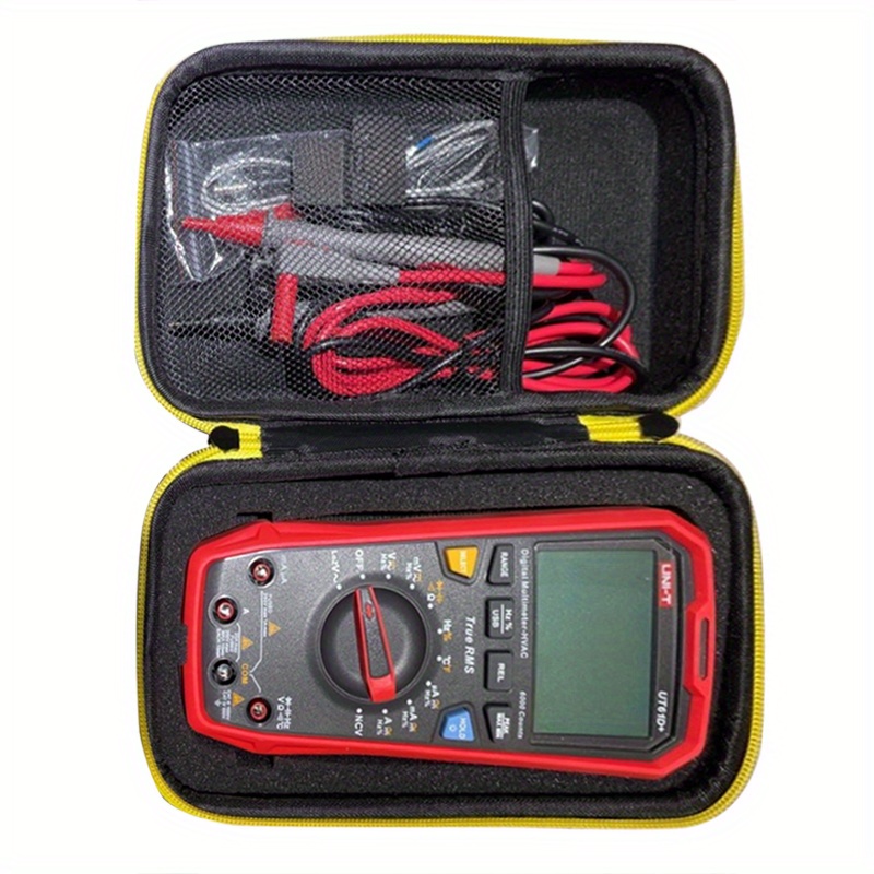 

Multimeter Carrying Case Waterproof Shockproof Digital Multimeter Hard Case Multimeter Bag For 101/115/116/117/113/114/f15b/f17b/f18b Dm01m