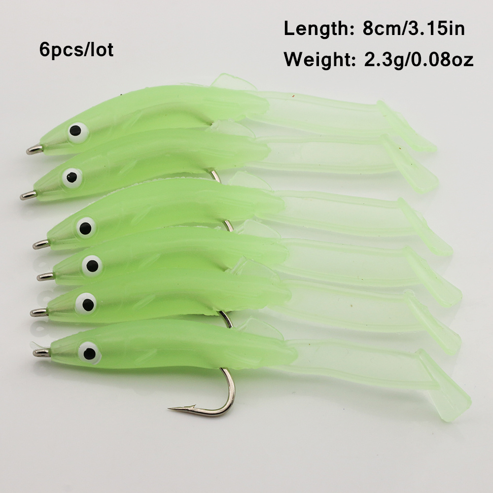 8cm 3 15in eel style lure soft bait 12 colors t - Temu