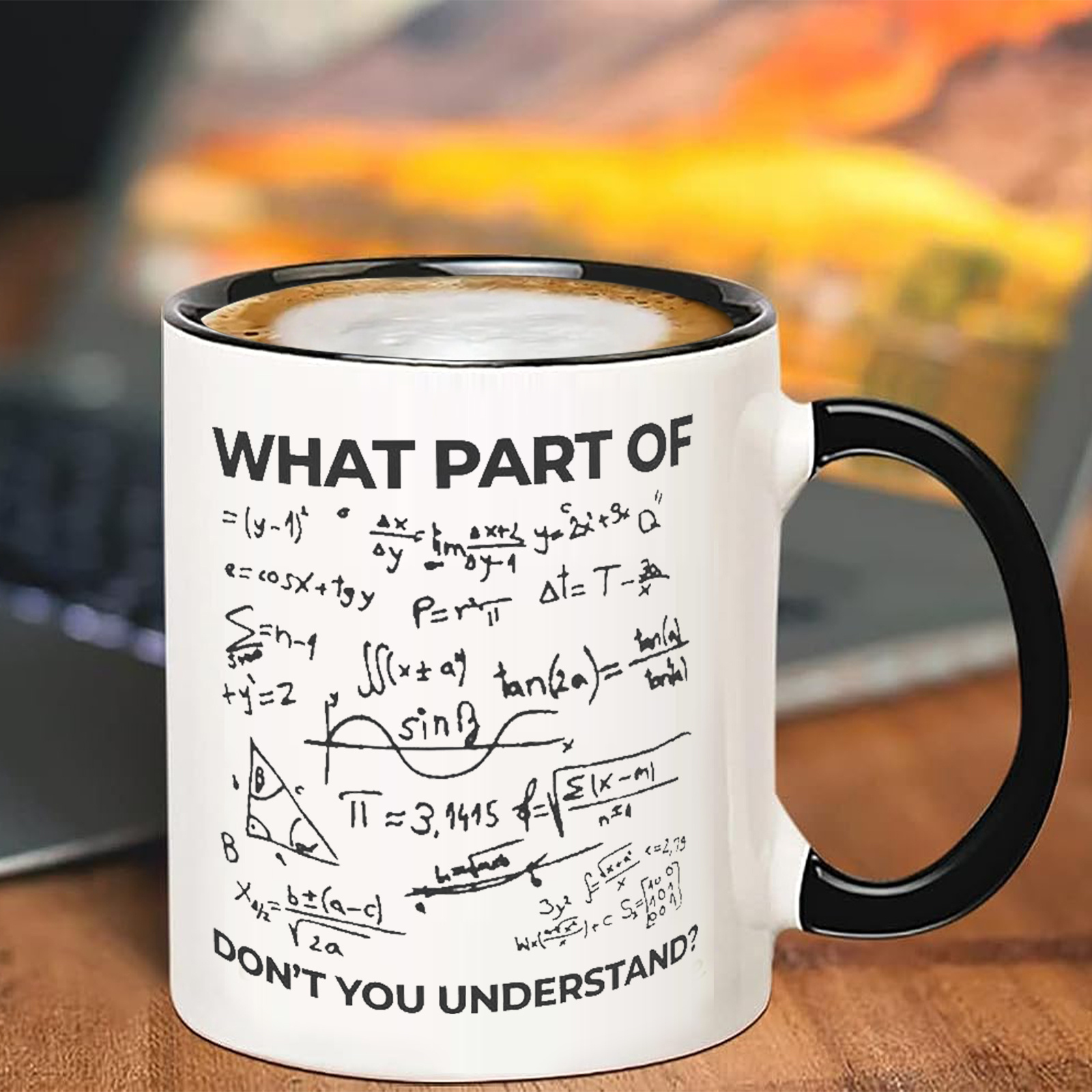 

1pc, Math Coffee Mug, Ceramic Coffee Cups, Water Cups, Summer Winter Drinkware, Birthday Gifts, Holiday Gifts
