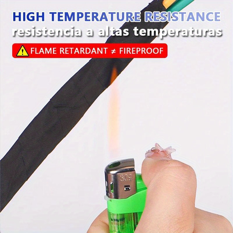15m Heat-resistant Flame Retardant Adhesive Cloth Tape for Car Home Cable Harness Wiring Loom Protection Insulation Tape Sticker Sound noise reduction wrapped with tape Car horn wiring harness