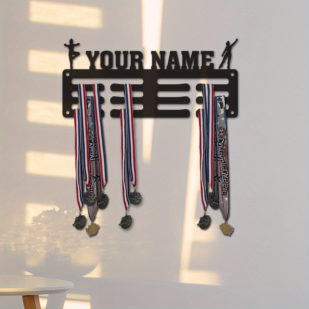 

1pc Custom Yoga Pattern Wall Decoration, Multi-purpose Medal Hanger, Custom Metal Art Logo, Logo Wall Art, Home Decor