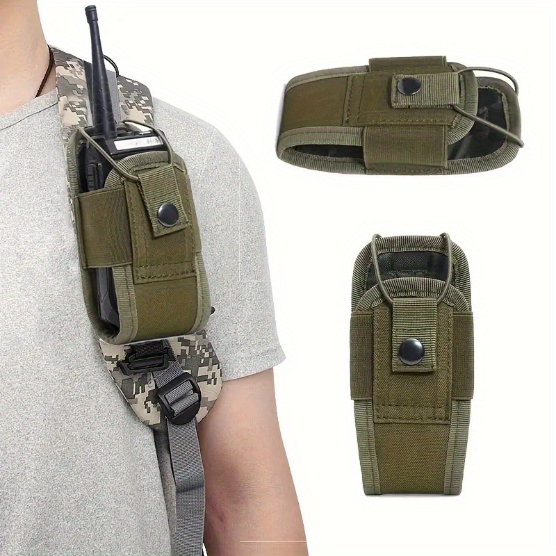 TEMU Portable Walkie Talkie Holster, Bag For Climbing