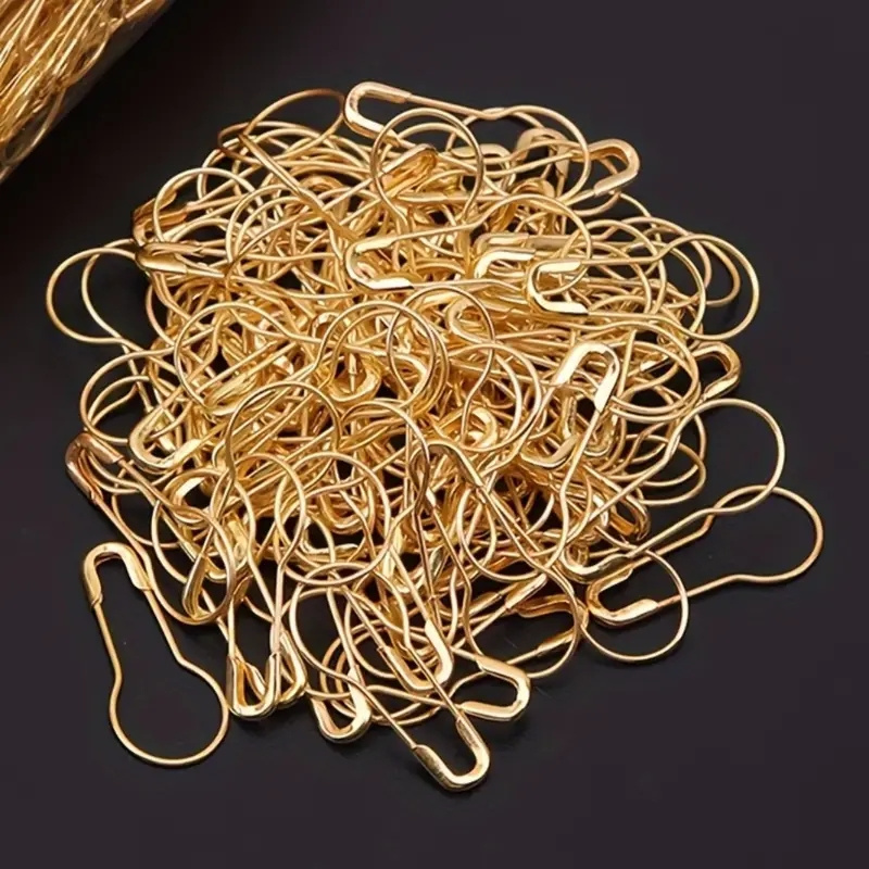 

20 Pcs Golden Gourd Safety Pins, Pin, Bulb Pin For Diy Craft Making, Sewing, Knitting Markers, And Clothing Tags