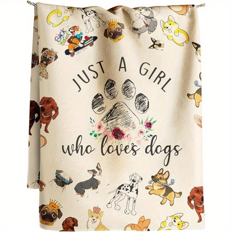 

1pc, Hand Towel, Cute Little Dog Printed Dish Towel, Ultra-fine Microfiber Contemporary Absorbent Dish Cloths, Tea Towels For Cooking, Baking, Housewarming Gift