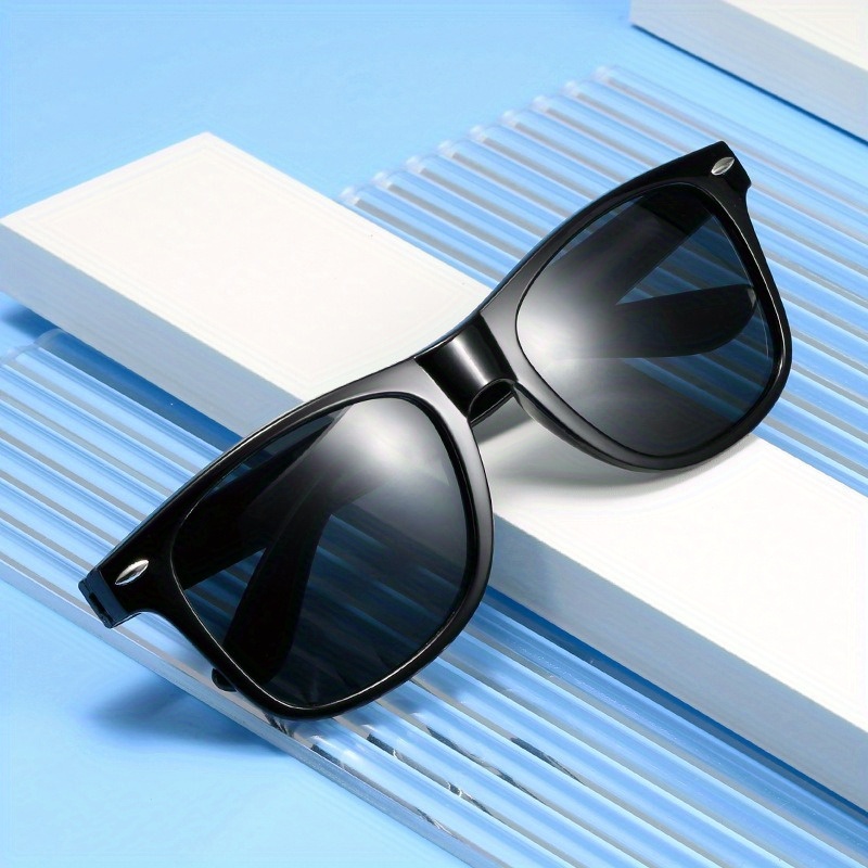 

Large Frame Square Fashion Glasses Men, Decorative Rice Nail, Fashion Glasses Women