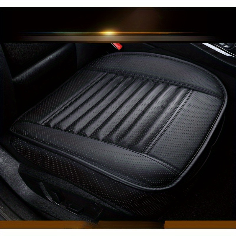 TEMU 1pc Cojín Completo para Asiento Delantero de Auto, Sin Respaldo para , Accesorio de Interior de Cobertura Total, Cojín Individual
