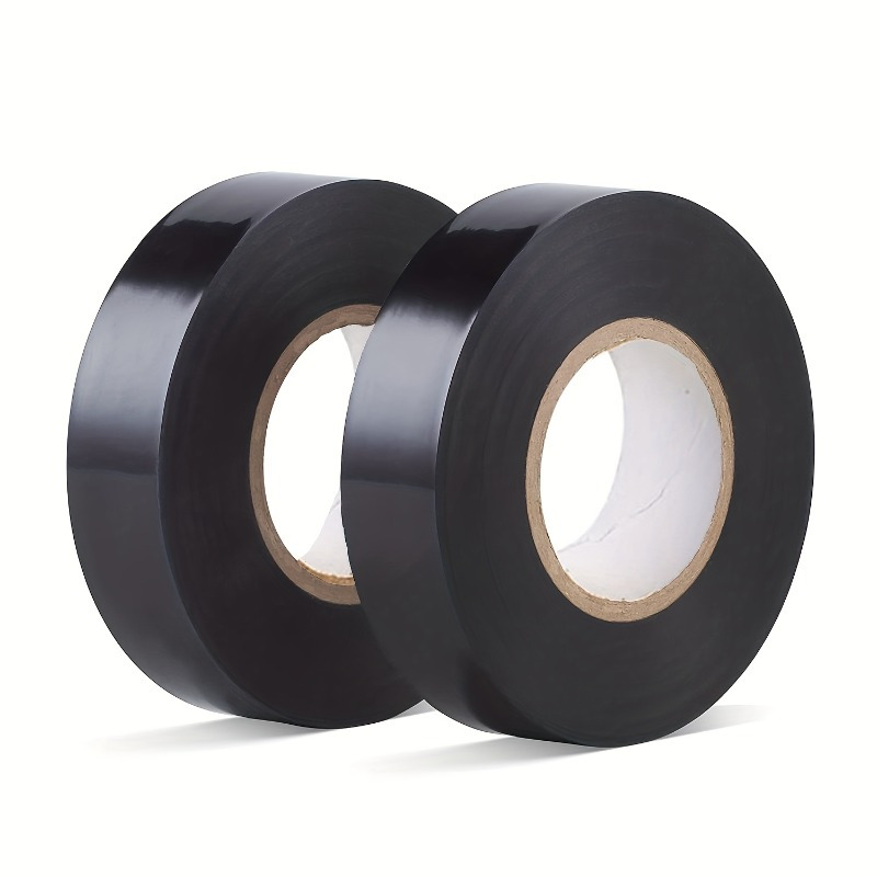 

2pcs 0.71 Inch ×32.8 Feet Insulating Tape Electrical Tape, Flame Retardant Indoor And Outdoor High Temperature Resistant Electrical Insulating Tape, High Grade Black Tape