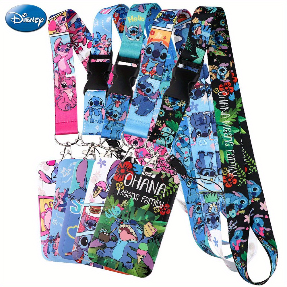 Lilo and Stitch Ohana Disney Lanyard / Keychain / Lanyard Badge