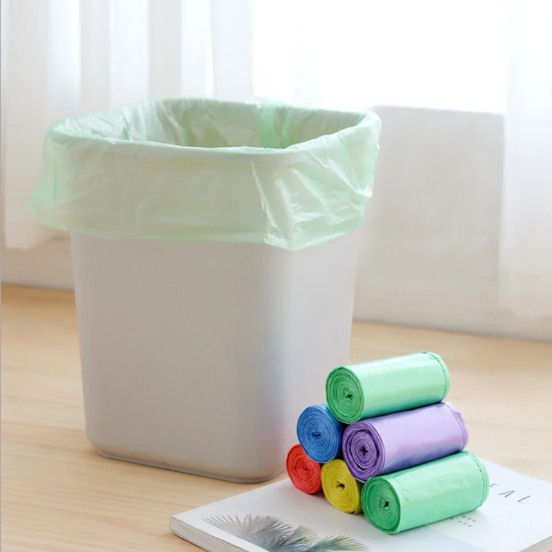 

5 Rolls/100 Count Colorful Trash Bags, Heavy Duty Garbage Bags, Leak-proof Waste Basket Liners For Home, Office, Travel Use