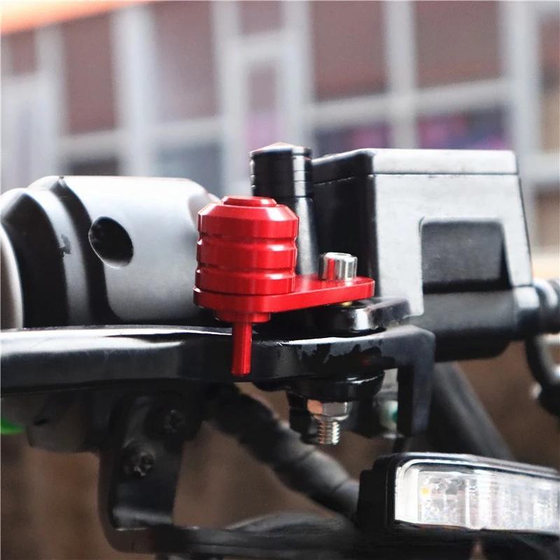 

1pc Motorcycle Brake Lock Parking Switch Motorcycle Modified Horn Lock Buckle Brake Switch Lock Button