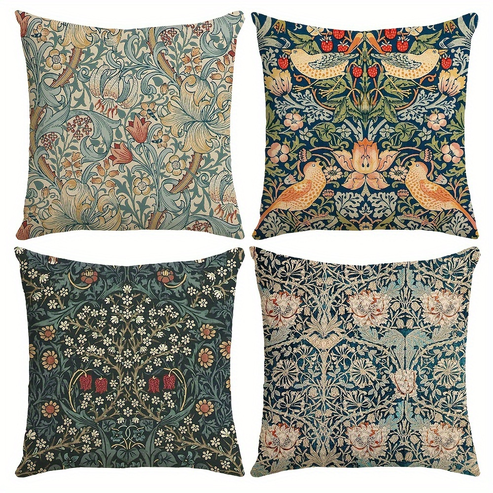 

4pcs, Super Soft Throw Pillow Case, Pillow Insert Not Included
