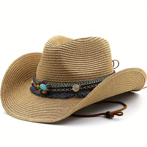 Original Mexican Outdoor Sunshade Gardening Beach Sombrero 18” Palm Hat