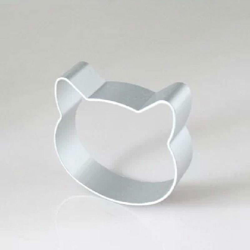 TEMU 1pc Molde para Galletas con Forma de Gato - Prensa Manual de Acero Inoxidable para Hornear en Acción de Gracias, Accesorios de Cocina DIY,