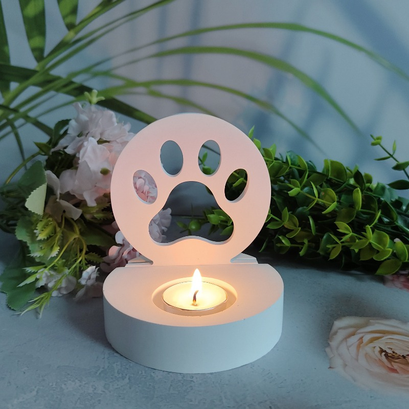 

crafty Creations" Adorable Animal Paw Print Silicone Mold For Diy Aromatherapy Candles & Plaster Sculptures - Perfect Gift For Birthdays, Anniversaries, And Housewarmings