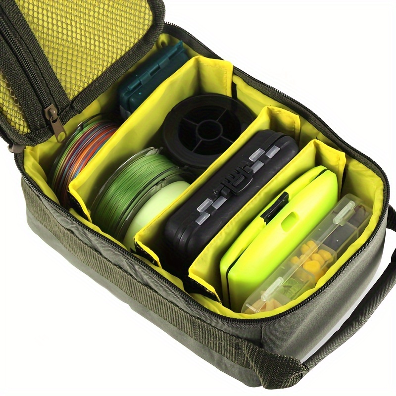 

Portable Waterproof Fishing Tackle Storage Bag, Keep Your Hooks, Lines & Bait Organized!