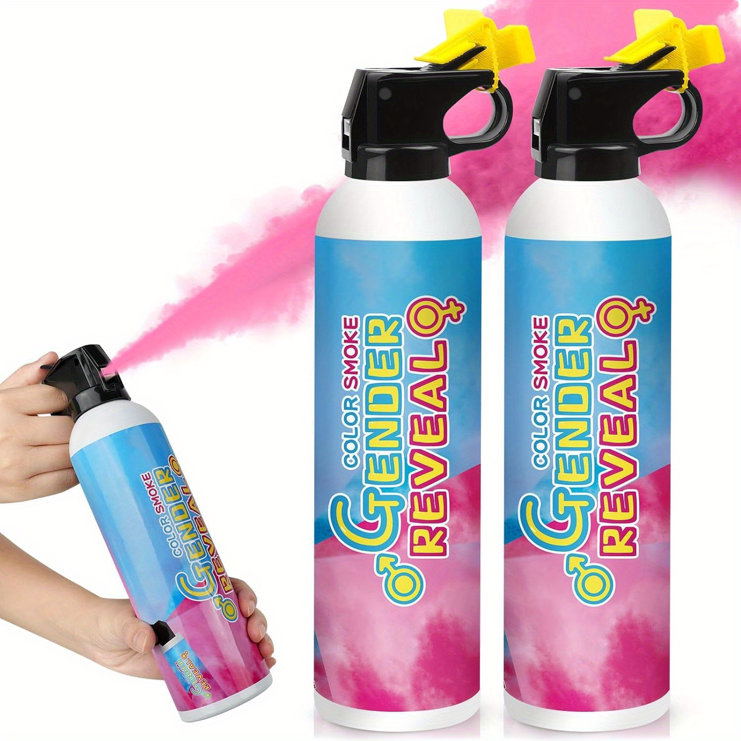 

Set, Gender Reveal Sprayer, Gender Reveal Powder Popper, Boy Or Girl Party Toy, Birthday Baby Shower Party Ideas Gift