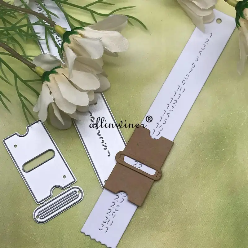 Carbon Steel Girdle Cutting Dies For Card Making & Scrapbooking – DIY Embossing Stencils For Paper Crafts, Banner Themes