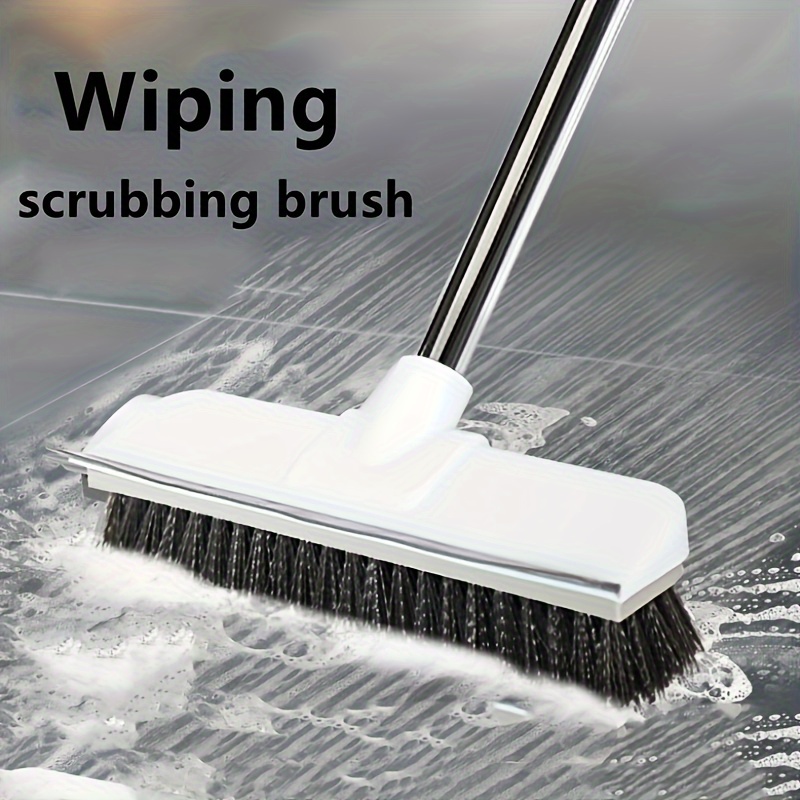 1pc Long Handle Floor Scrub Brush - Stiff Bristles For Deep Cleaning ...