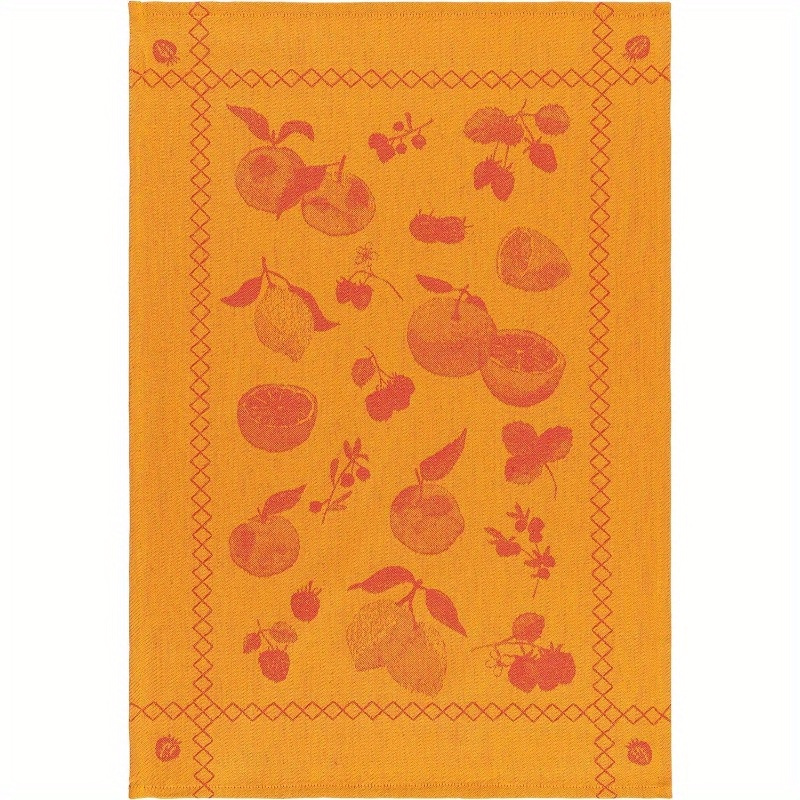 

1pc, Hand Towel, Fresh Lemon And Orange Printed Kitchen Hand Towels, Ultra-soft Microfiber Decorative Dishcloths, Absorbent Drying Towels For Kitchen Decor & Cleaning